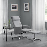 Julian Bowen Aria Recliner with Stool | Taylors on the High Street