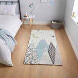 Think Rugs Brooklyn Kids Mountains Rug | Taylors on the High Street